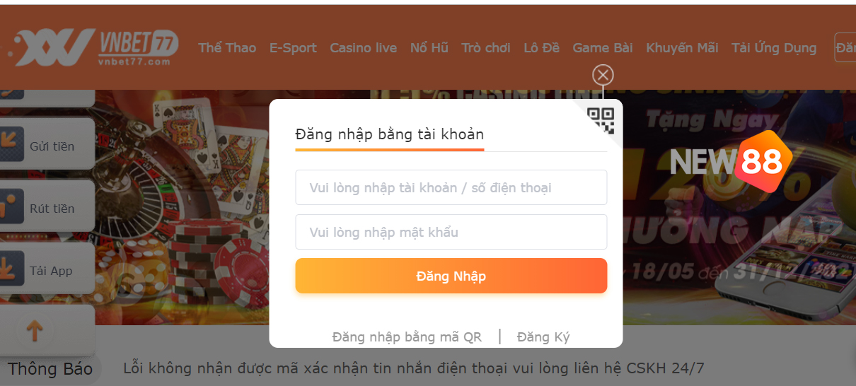 Hệ thống giao dịch đơn giản tại nhà cái VNBET77
